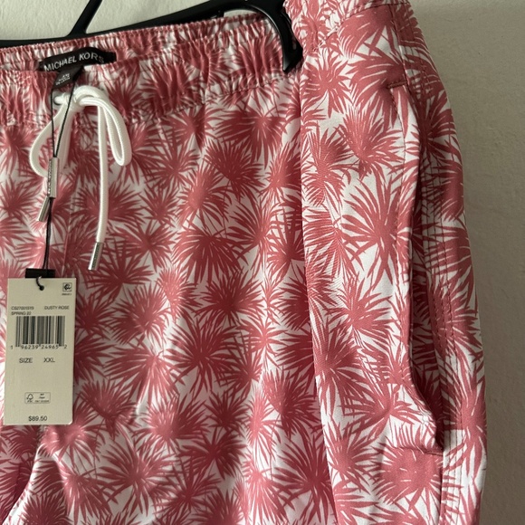 Michael Kors Palm Tree Swim Trunks - Size XL (M002) - Picture 3 of 9
